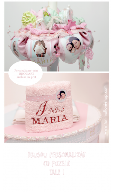 Trusou de botez personalizat cu poze personale, Album de familie 4